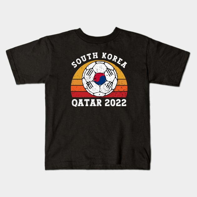 South Korea Football Kids T-Shirt by footballomatic